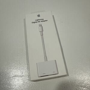 Genuine Sealed New Apple Lightning Digital AV Adapter MW2P3AM/A A1438 HDMI White